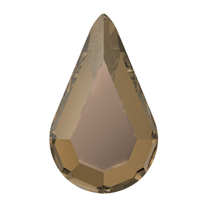 STAR BRIGHT 2300 Pear Flatback Rhinestones 8x4.8mm Crystal Bronze